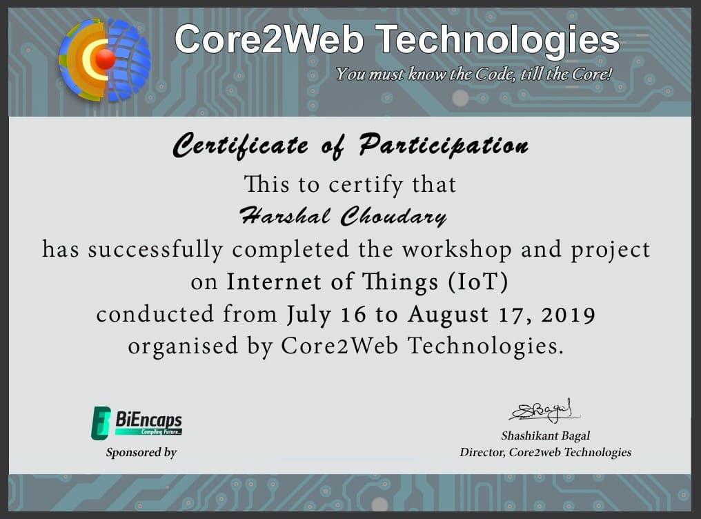 Internet of Things Workshop